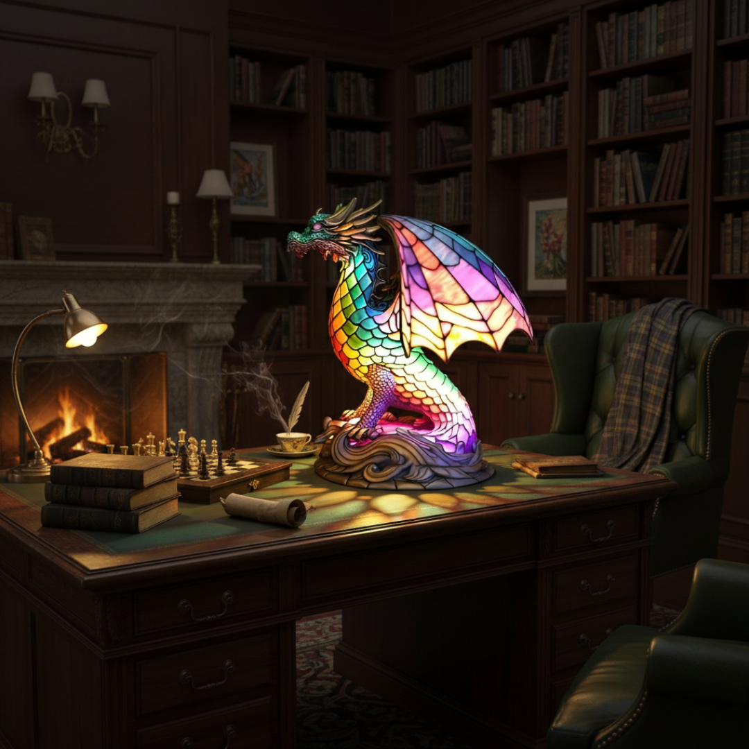 Wammes – lampada a forma di drago, foto 3