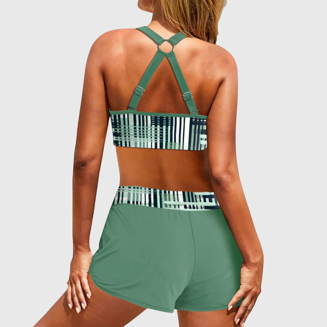 Emma | Bikini a Vita Alta a Righe