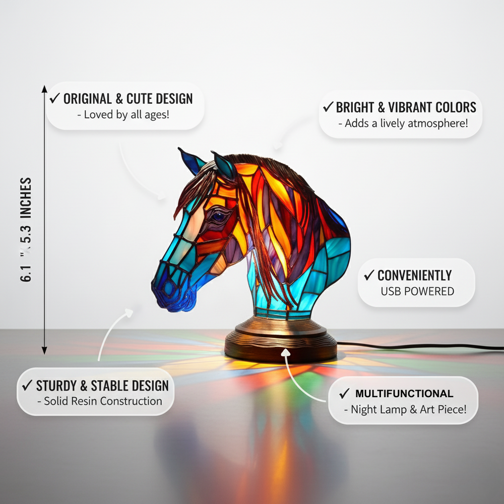 Stella – lampada a forma di cavallo, foto 2