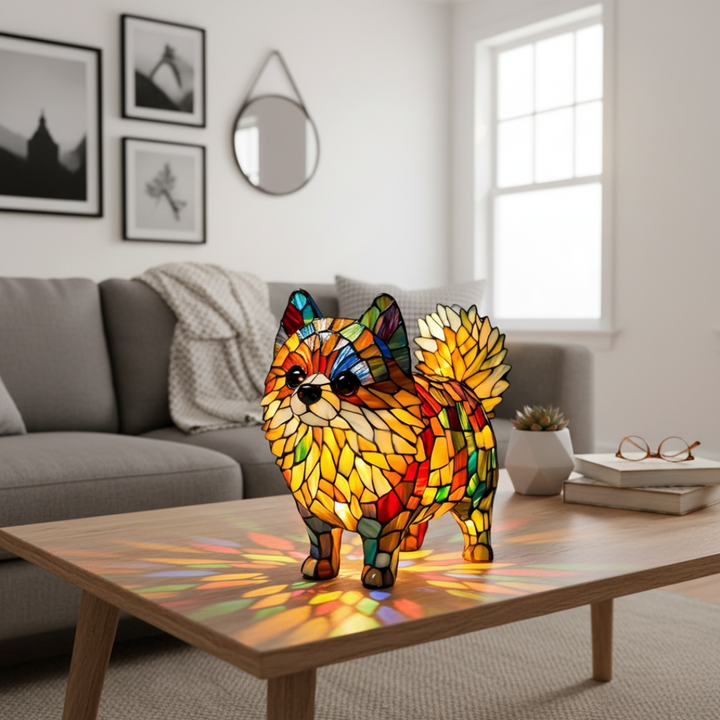 Volpino di Pomerania – lampada a forma di Volpino di Pomerania, foto 2