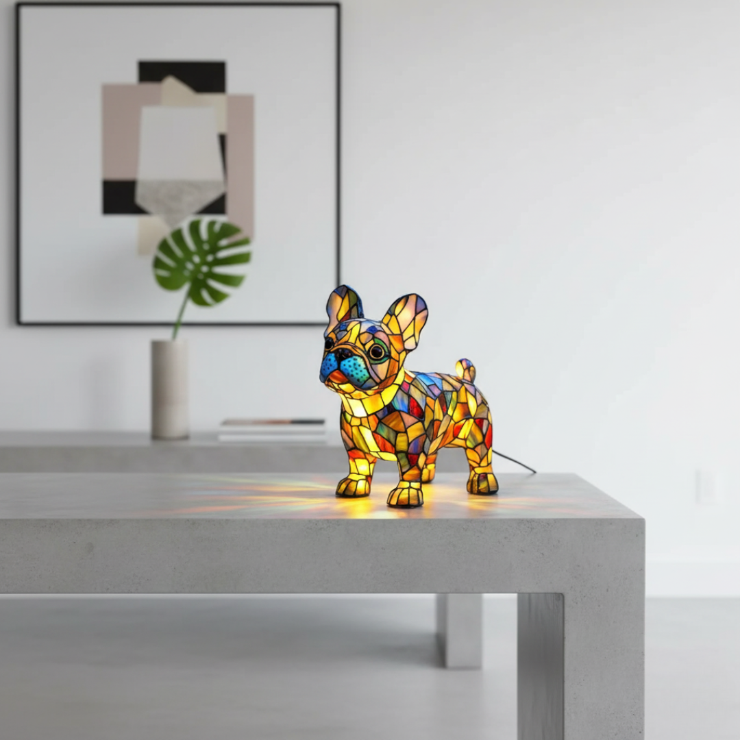 Bulldog Francese – lampada a forma di bulldog francese, foto 3