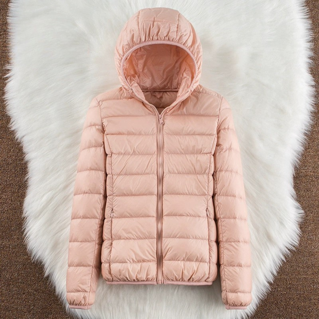 Brunella | Giacca di mezza stagione rosa chiaro