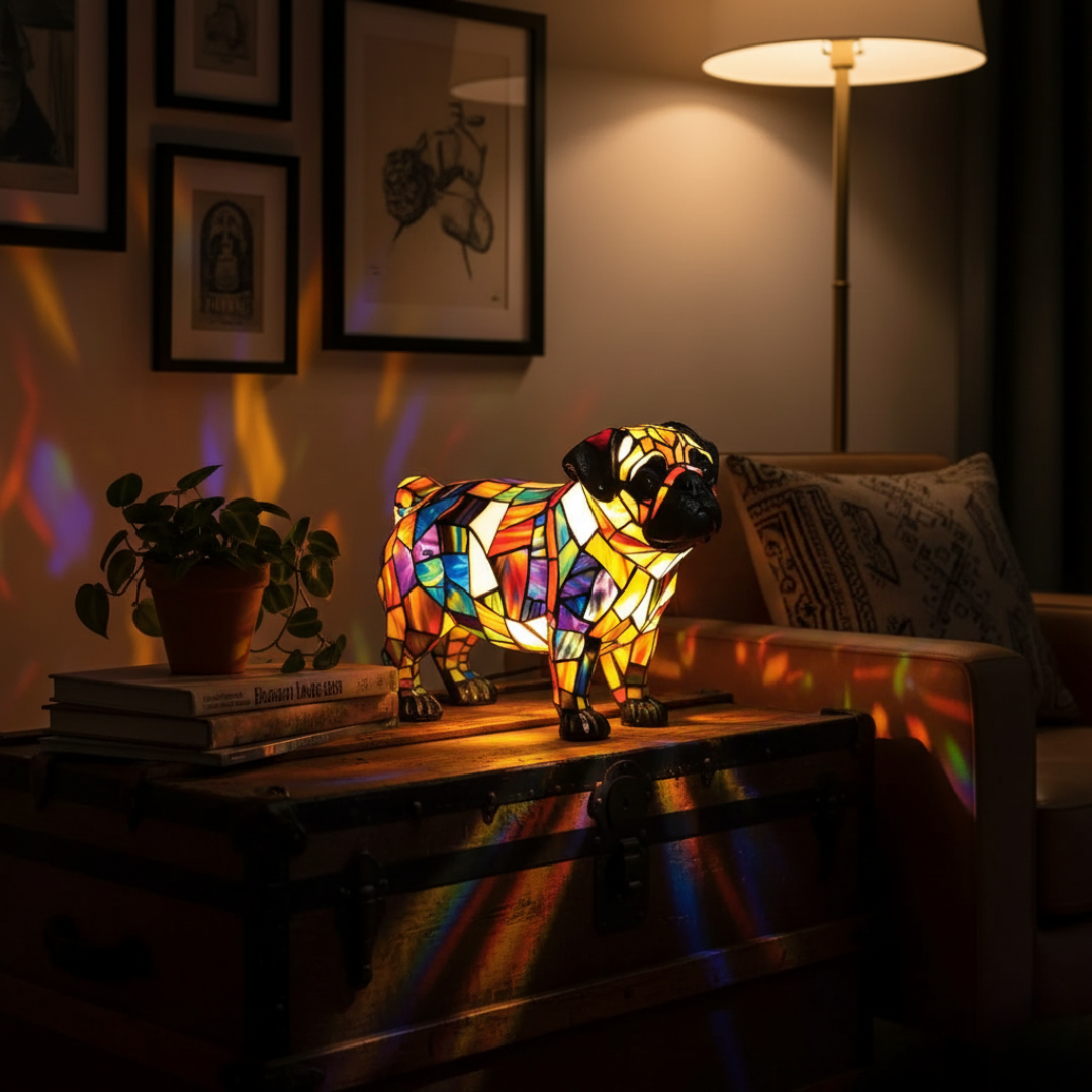 Carlino Luminoso – lampada a forma di carlino, foto 3