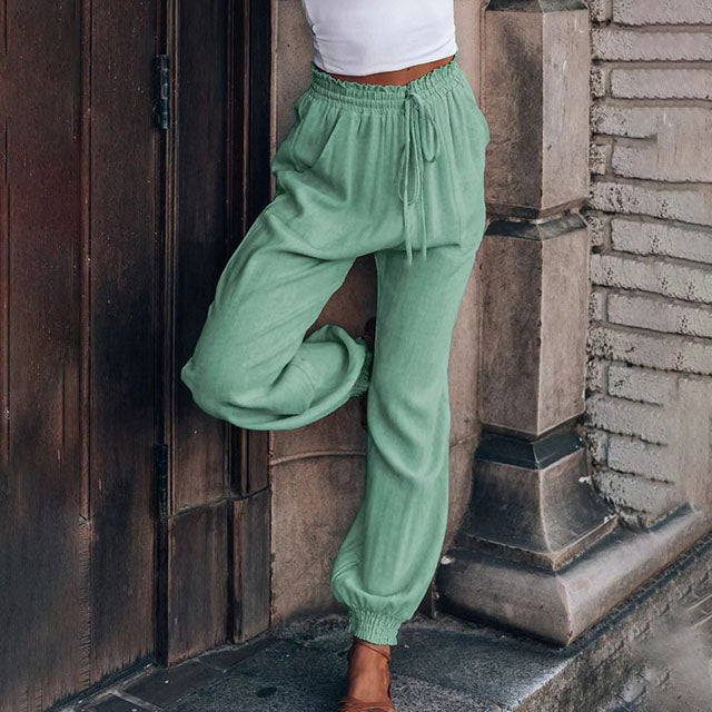 Caterina | Pantaloni Eleganti con Corda