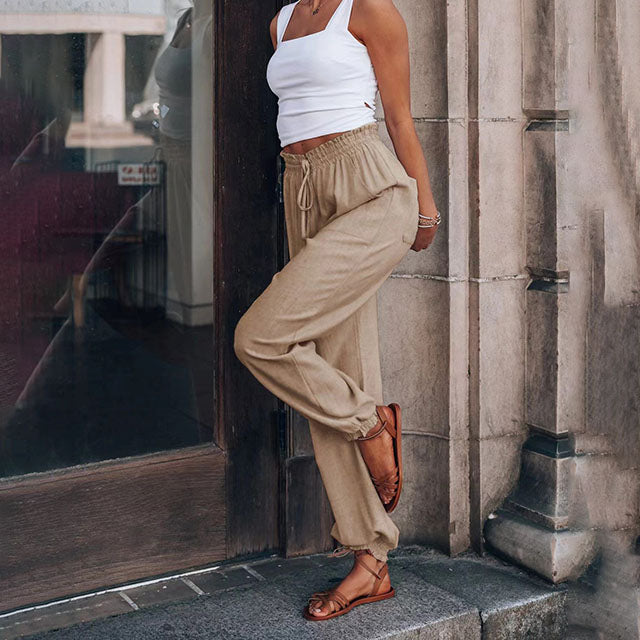 Caterina | Pantaloni Eleganti con Corda