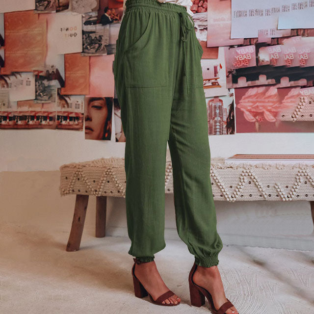 Caterina | Pantaloni Eleganti con Corda
