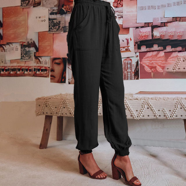 Caterina | Pantaloni Eleganti con Corda