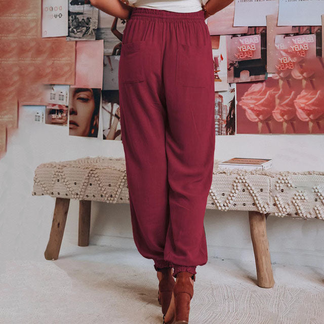 Caterina | Pantaloni Eleganti con Corda