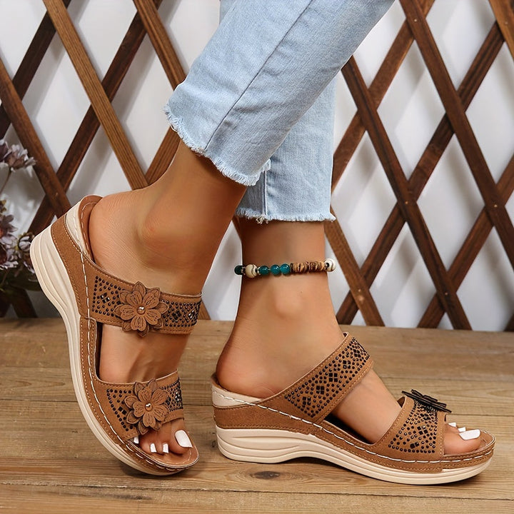 Beatrice | Sandali Comfort con Zeppa Rosalia