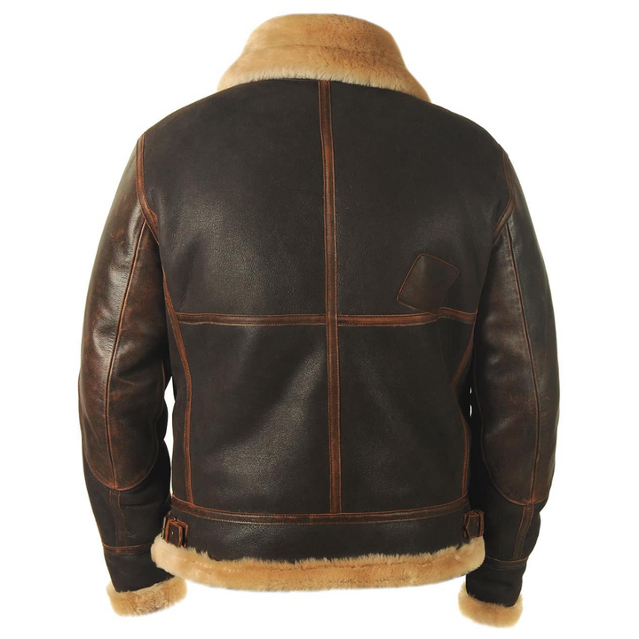 Giacca aviator uomo in shearling Matteo - foto 3