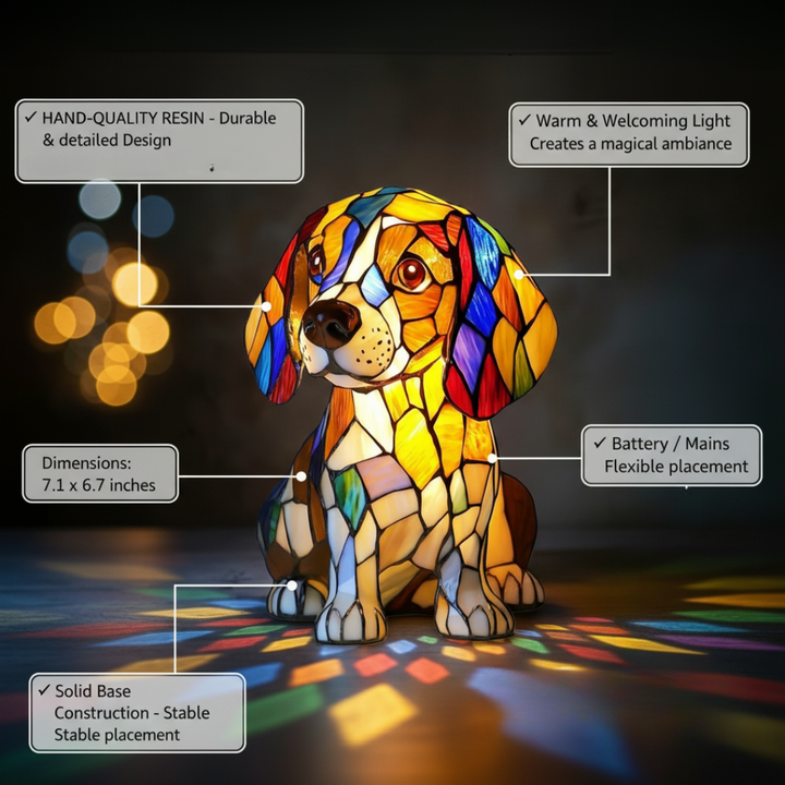 Beagle – lampada a forma di Beagle, foto 3