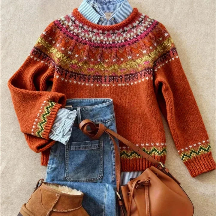Benedetta | Maglione vintage chic in maglia