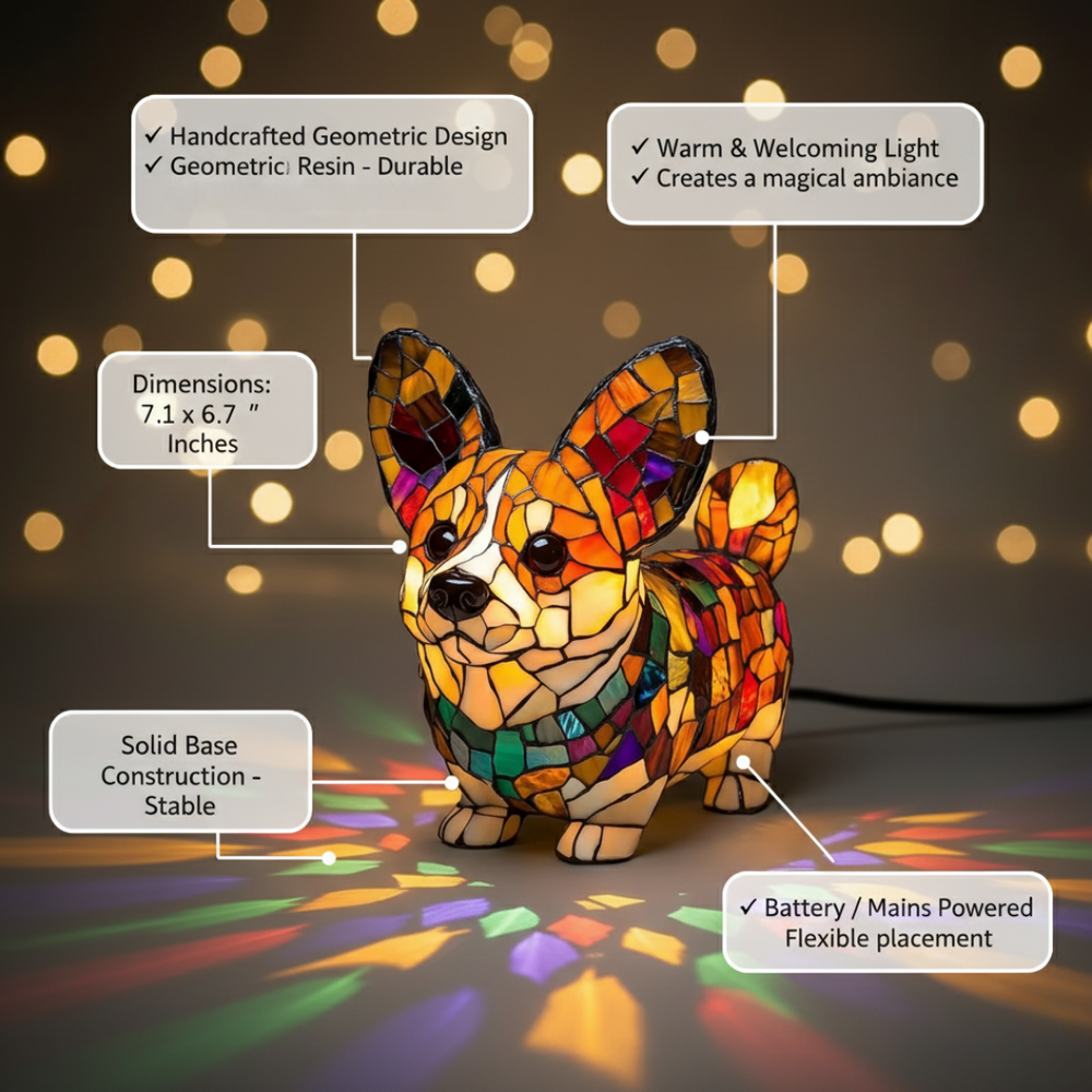 Corgi – lampada a forma di Corgi, foto 2