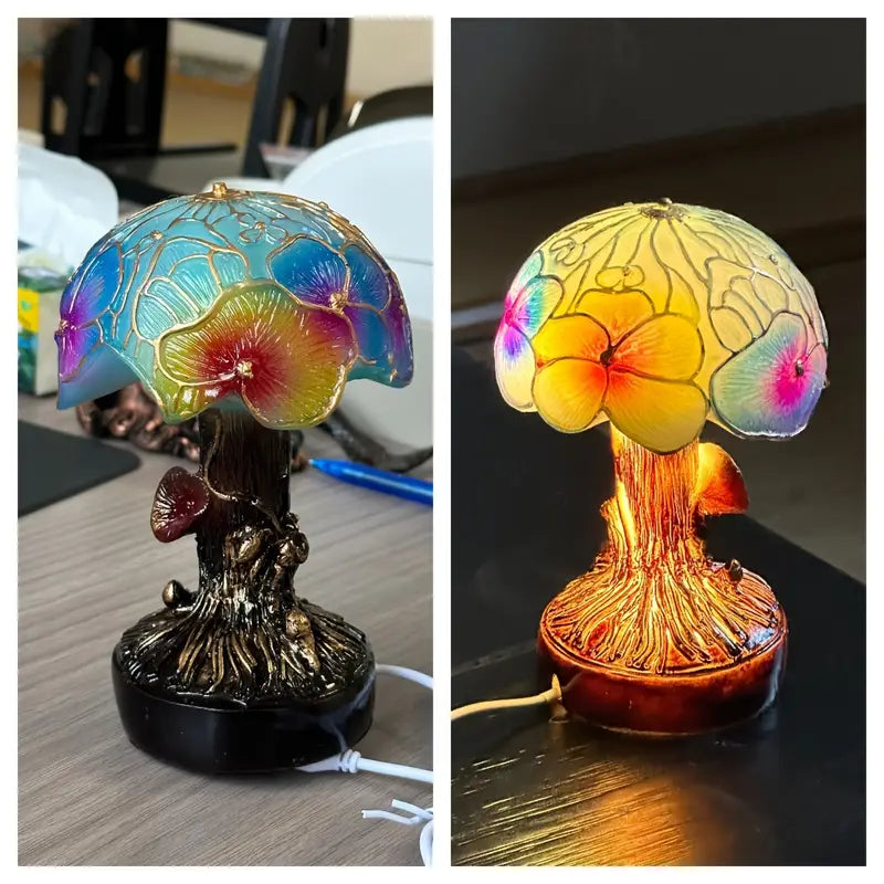 Fungo Boho – lampada a forma di fungo fiorito, foto 4