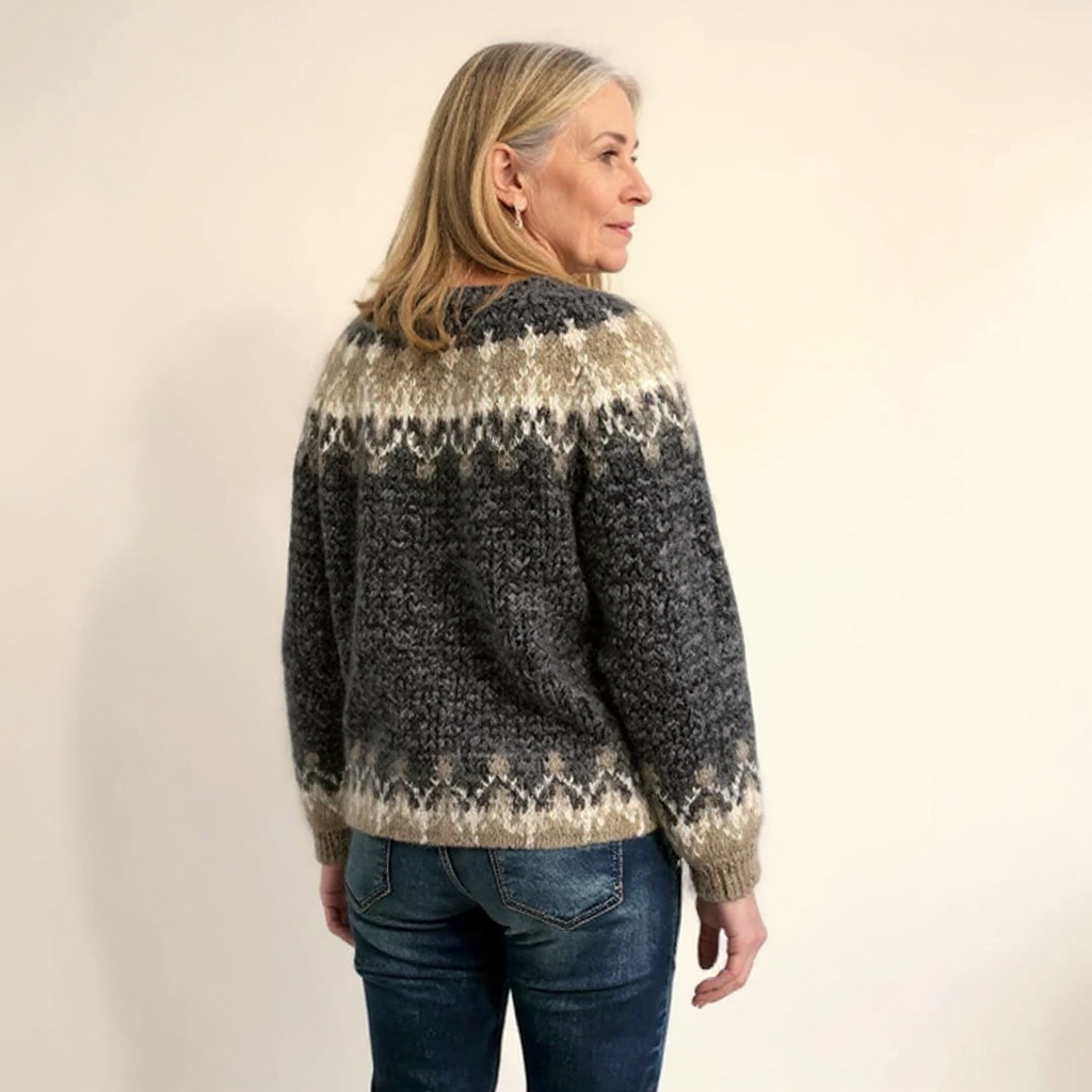 Delia | Maglione vintage in stile islandese