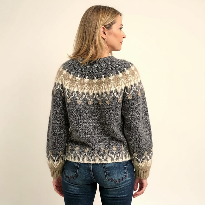 Delia | Maglione vintage in stile islandese