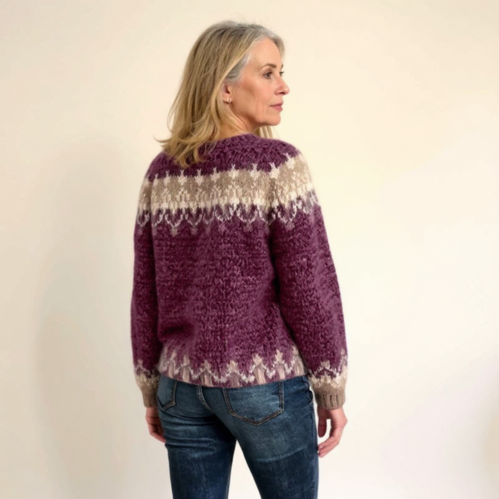 Delia | Maglione vintage in stile islandese