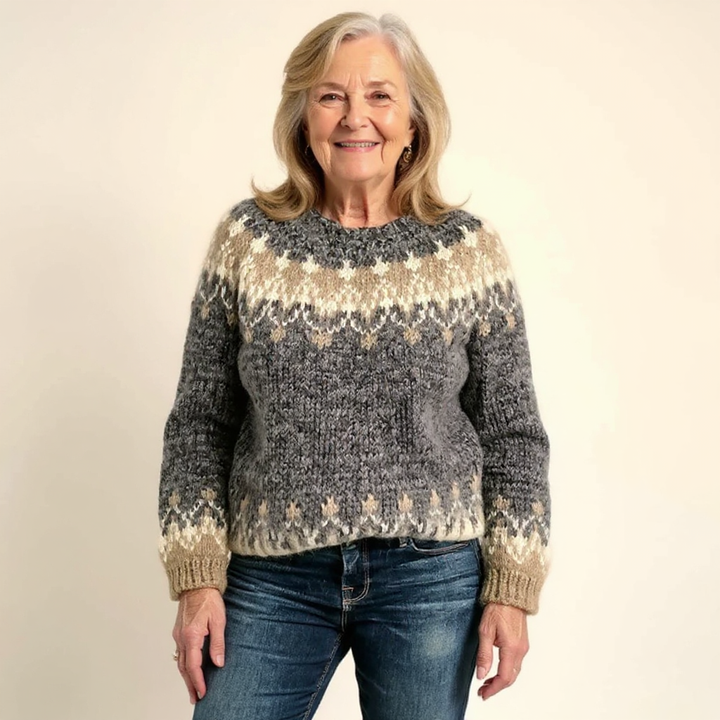 Delia | Maglione vintage in stile islandese
