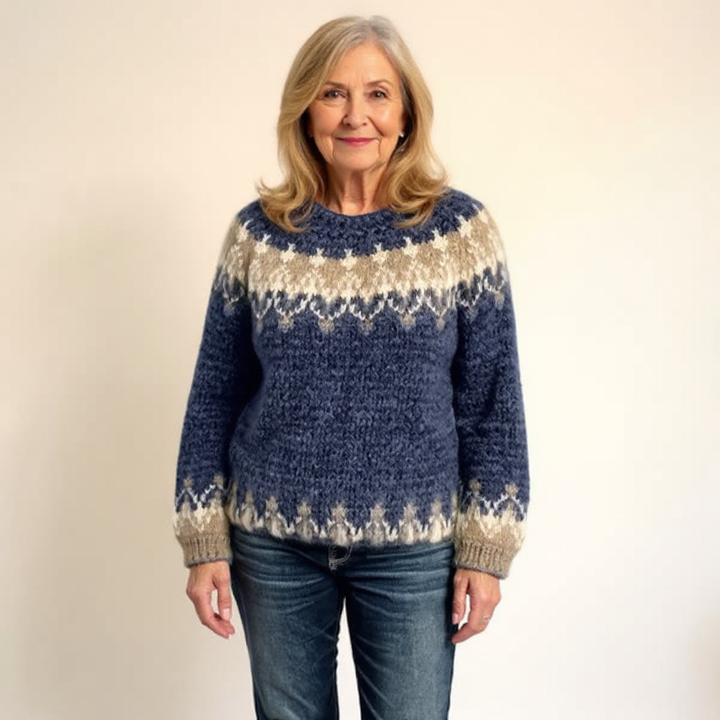Delia | Maglione vintage in stile islandese