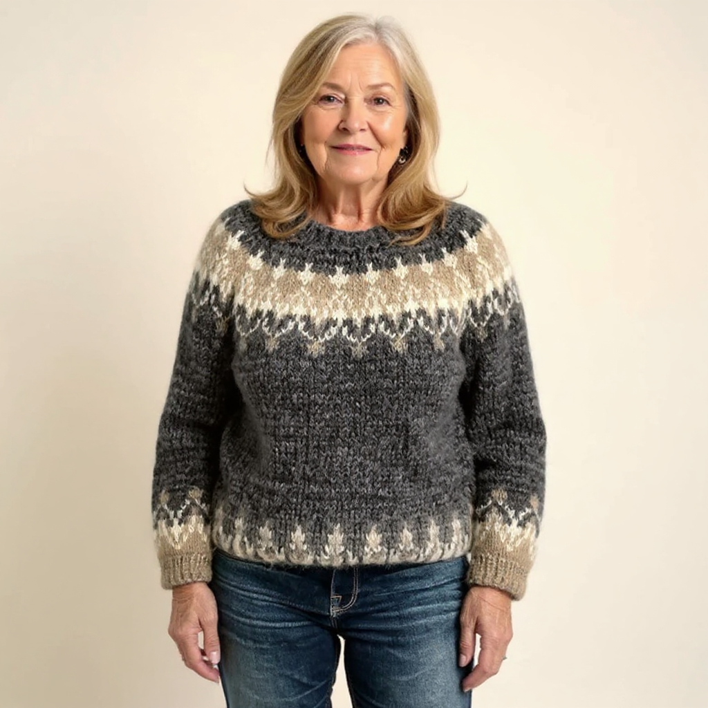 Delia | Maglione vintage in stile islandese