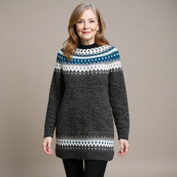 Ester | Maglione vintage in stile islandese
