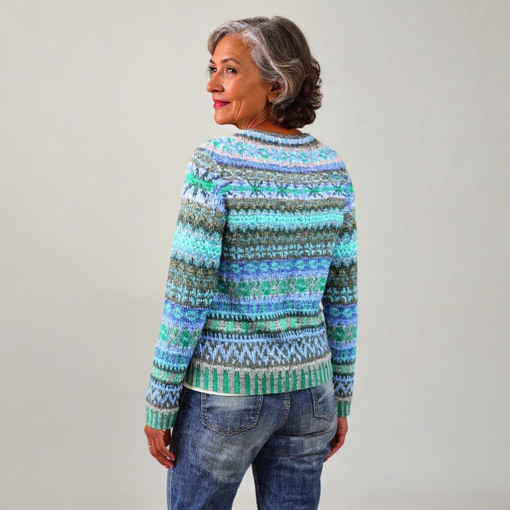 Licia | Maglione vintage in stile islandese