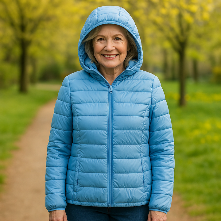 Bettina | Giacca di mezza stagione azzurra