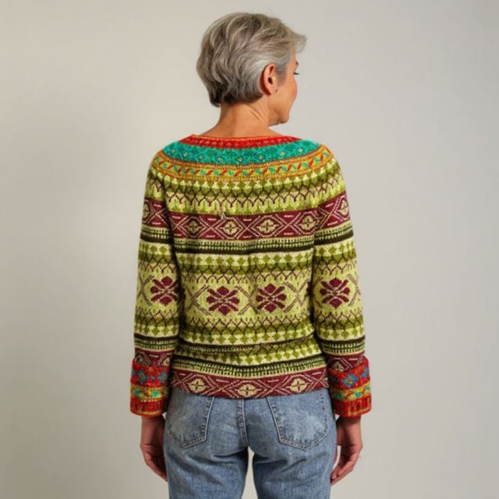 Filomena | Maglione vintage in stile islandese