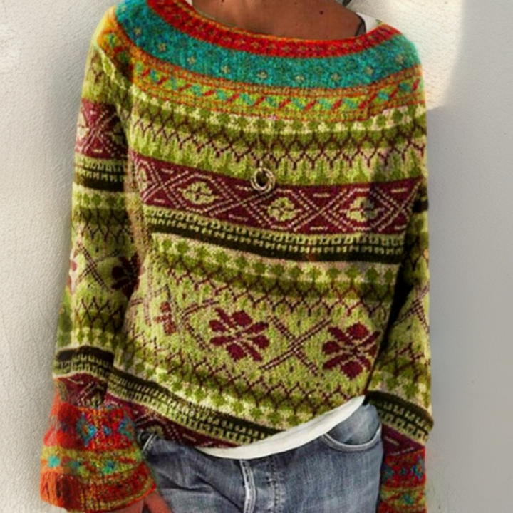 Filomena | Maglione vintage in stile islandese