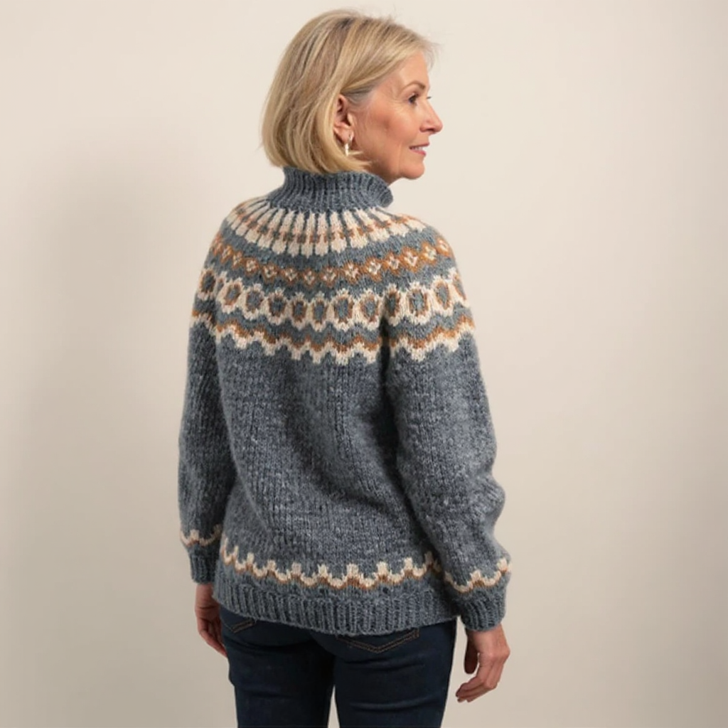 Mariella | Maglione vintage in stile islandese