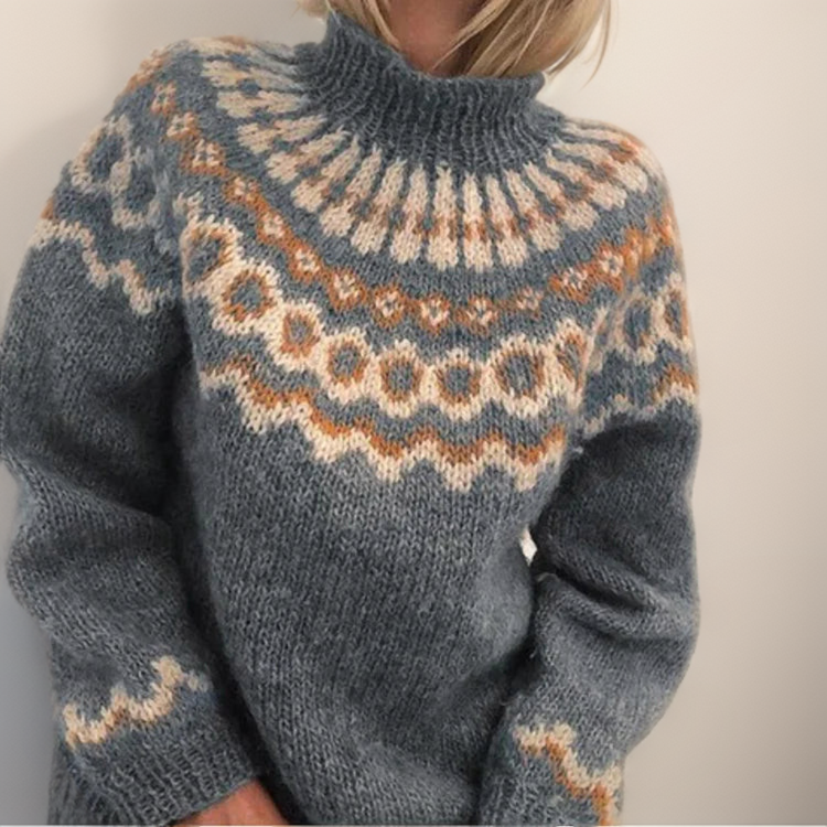 Mariella | Maglione vintage in stile islandese