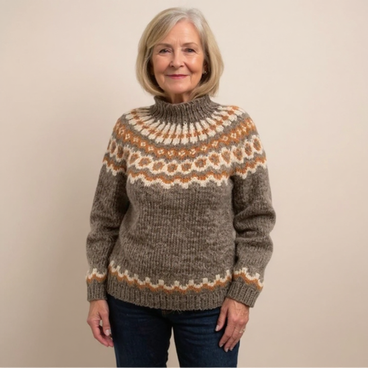 Mariella | Maglione vintage in stile islandese