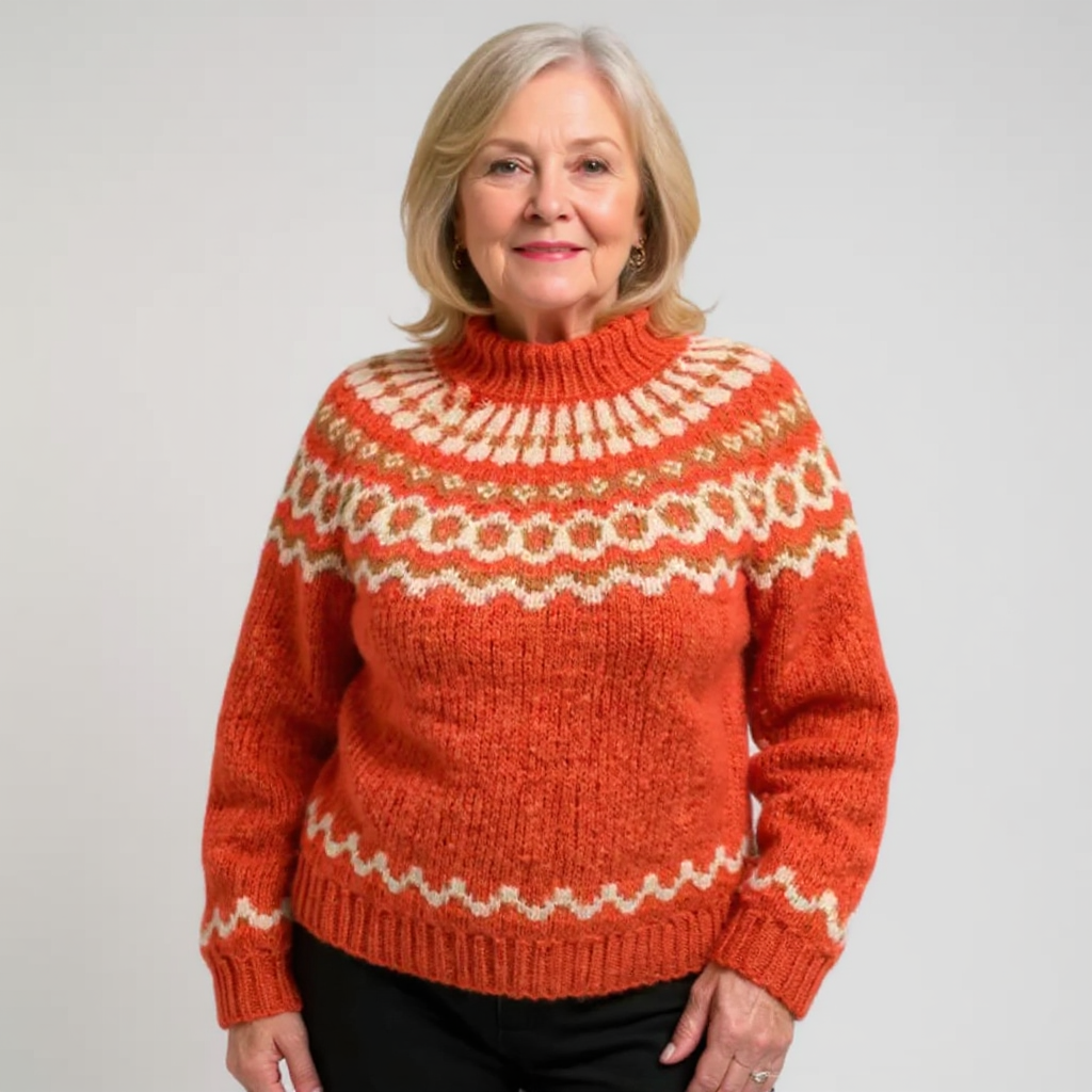 Mariella | Maglione vintage in stile islandese