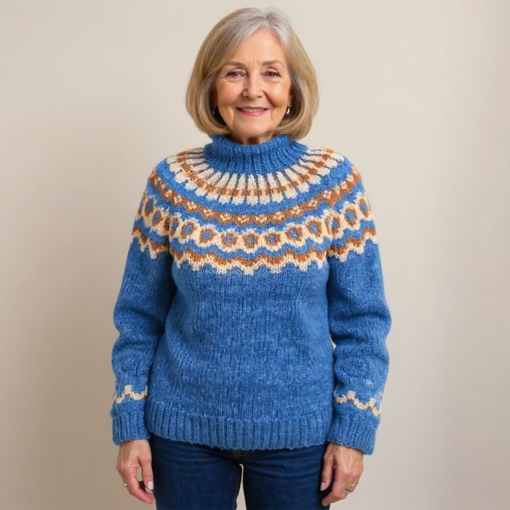 Mariella | Maglione vintage in stile islandese
