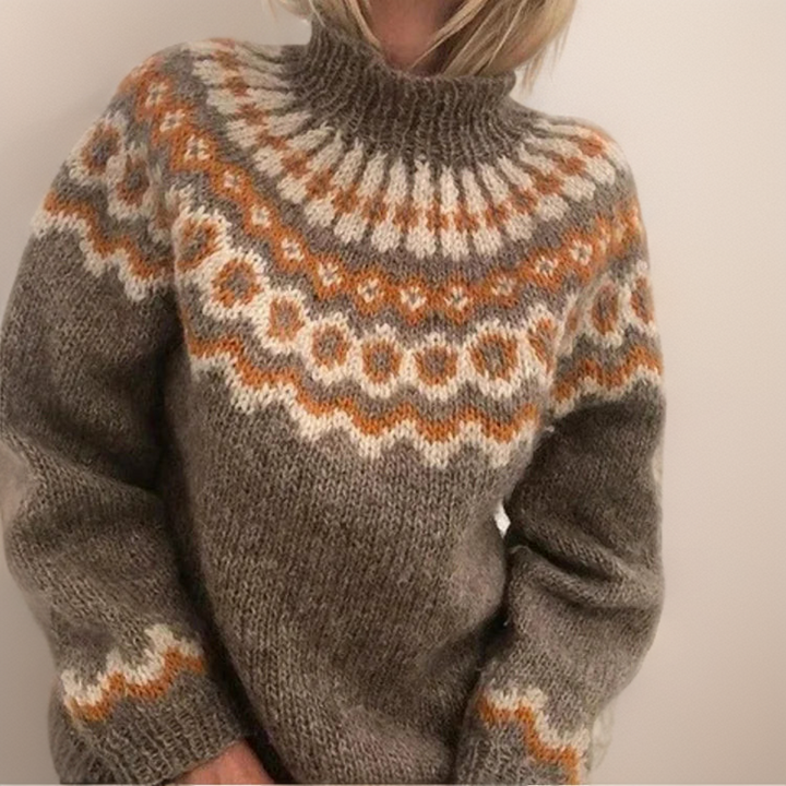 Mariella | Maglione vintage in stile islandese