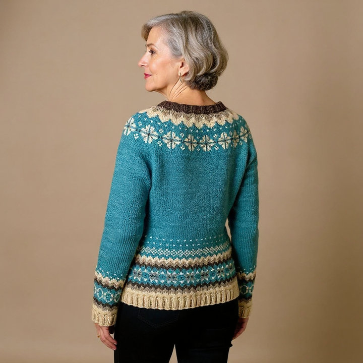 Irene | Cardigan vintage in stile islandese