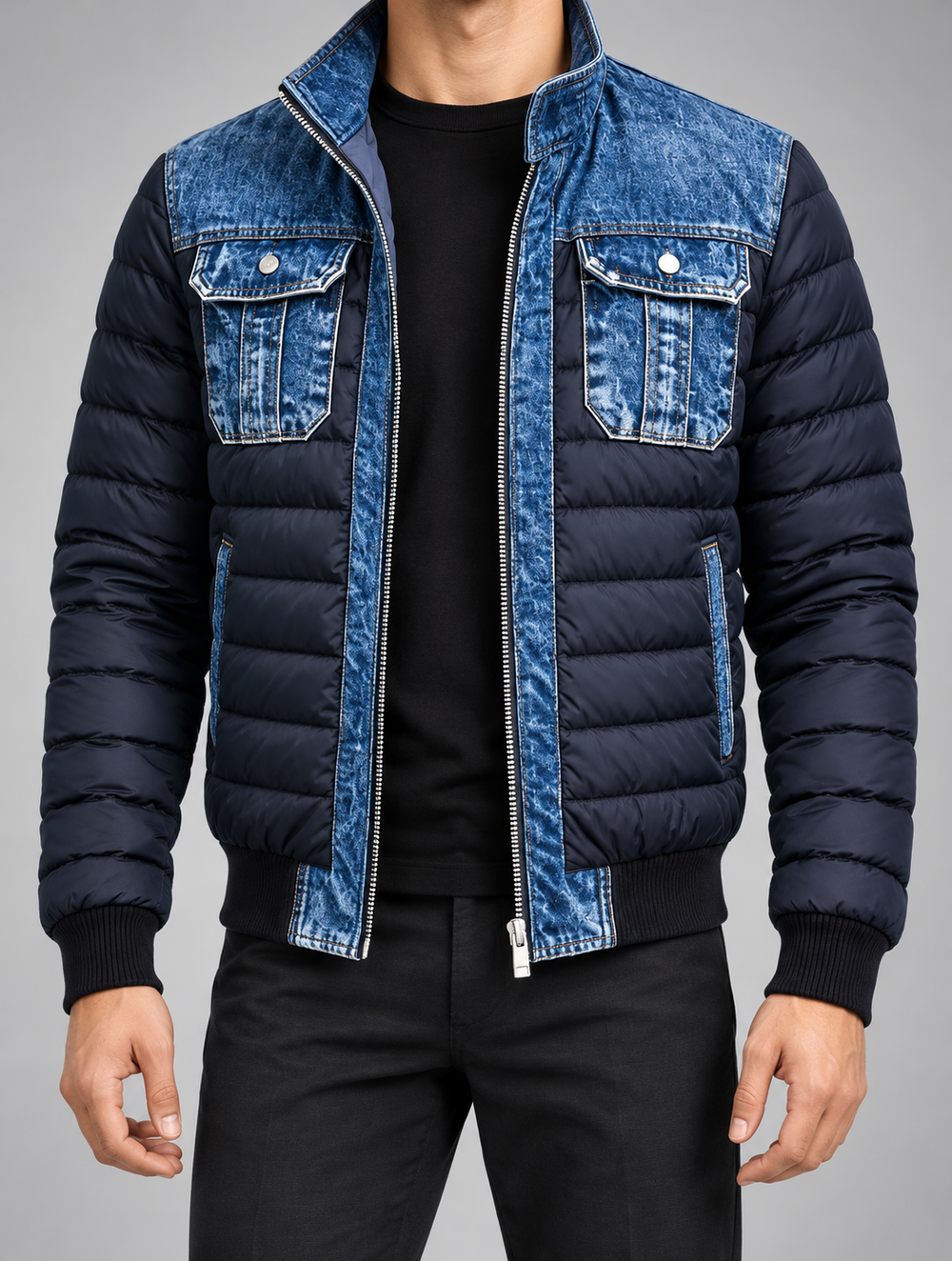 Giacca uomo imbottita stile urbano Lorenzo - foto 2