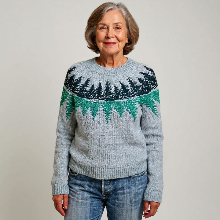 Michela | Maglione vintage in stile islandese