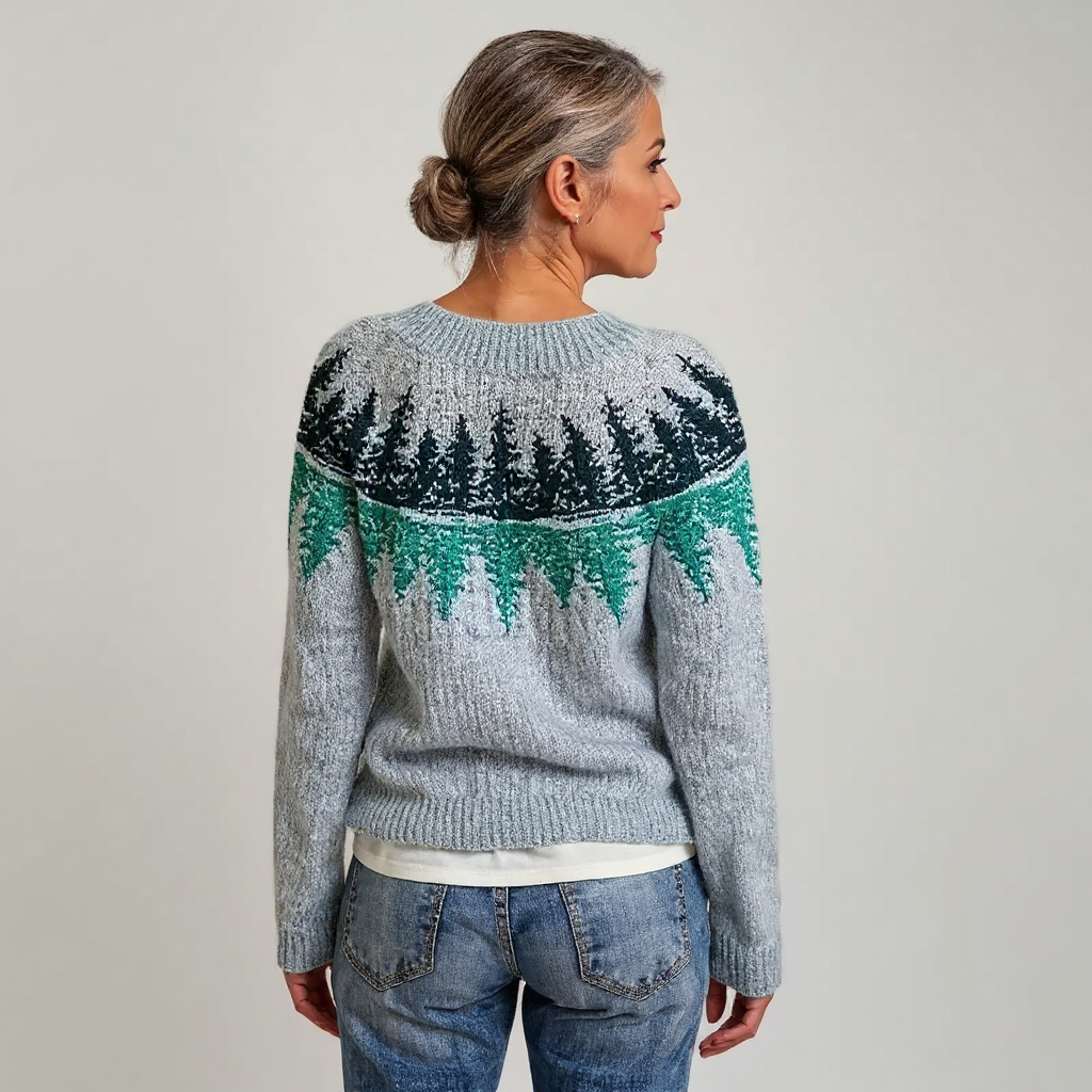 Michela | Maglione vintage in stile islandese
