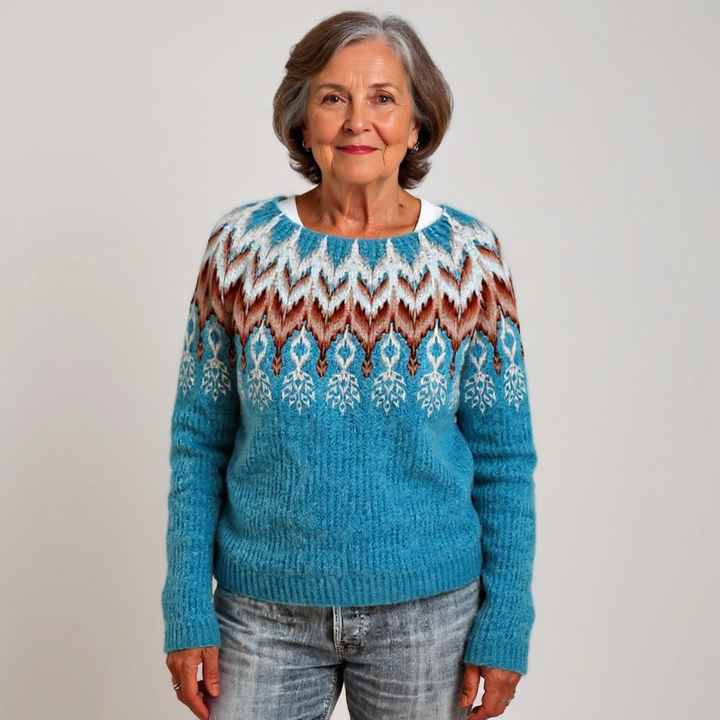 Maura | Maglione vintage in stile islandese