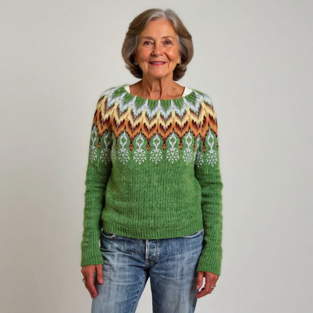 Nora | Maglione vintage in stile islandese