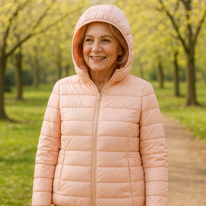 Brunella | Giacca di mezza stagione rosa chiaro