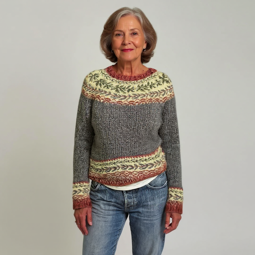 Oriana | Maglione vintage in stile islandese
