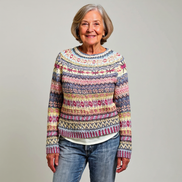 Eugenia | Maglione vintage in stile islandese