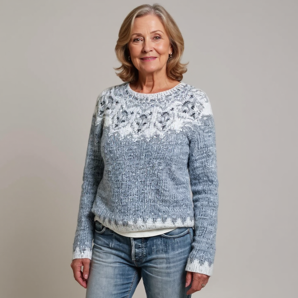 Federica | Maglione vintage in stile islandese