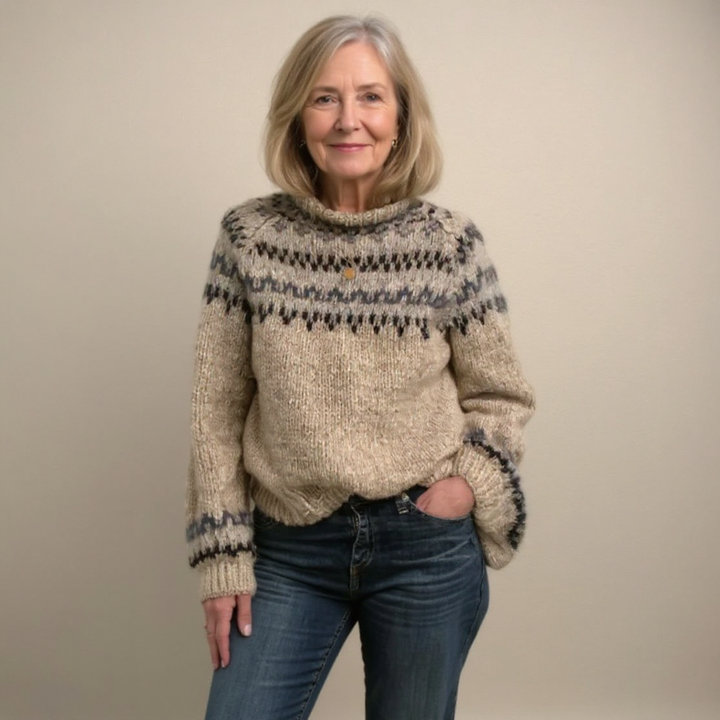 Lia | Maglione vintage in stile islandese