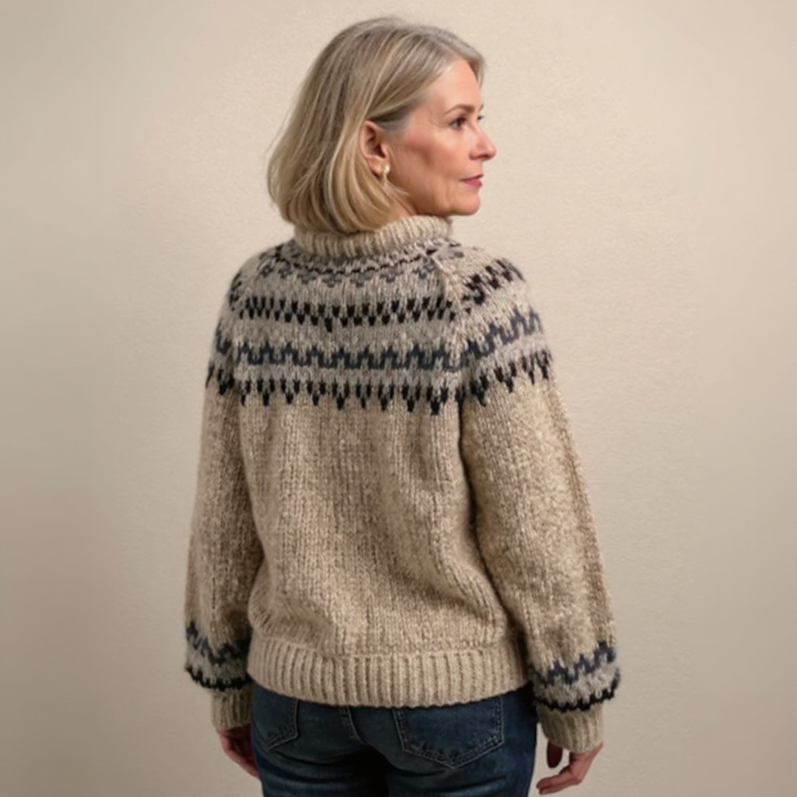 Lia | Maglione vintage in stile islandese