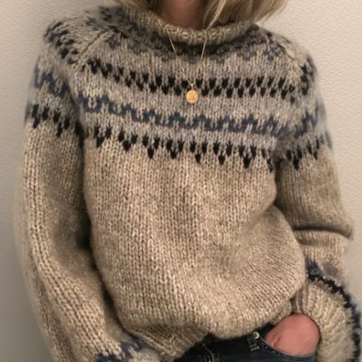 Lia | Maglione vintage in stile islandese