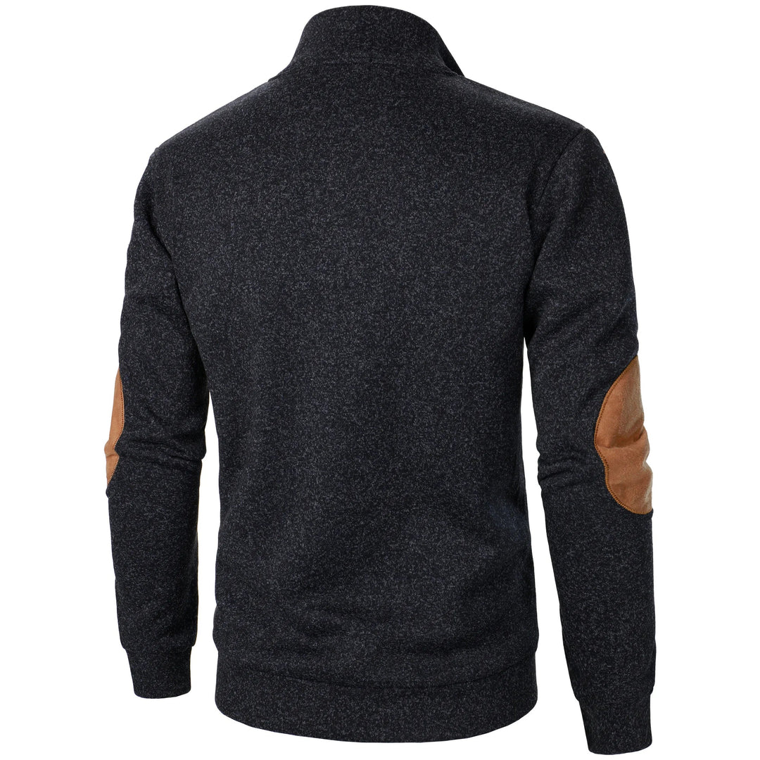 Maglione uomo con collo alto abbottonato Luca - foto 3