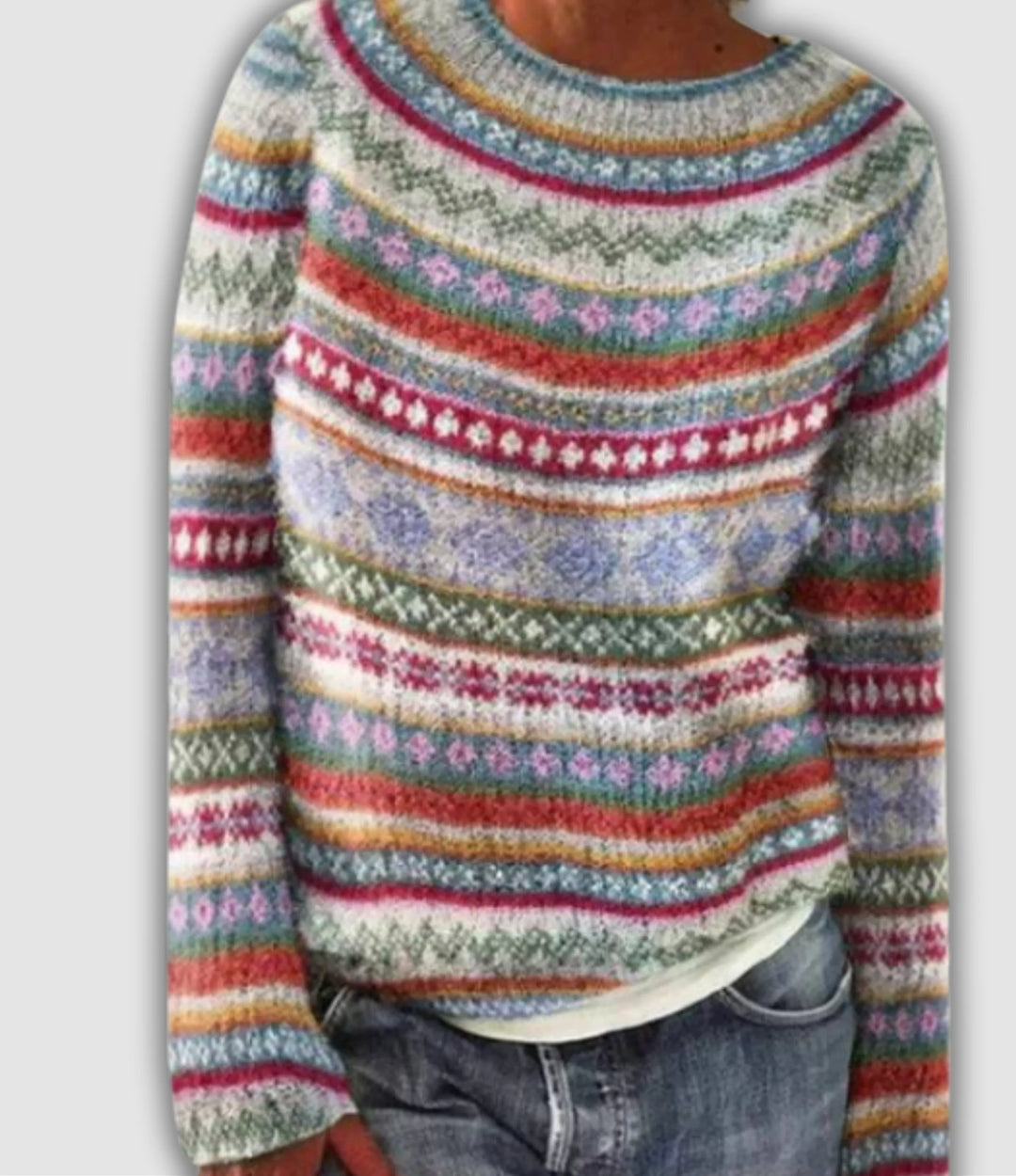 Rita | Maglione retrò in stile tradizionale